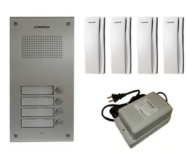 COMMAX AUDIO PACKAGE 4 BUTTON (U04)