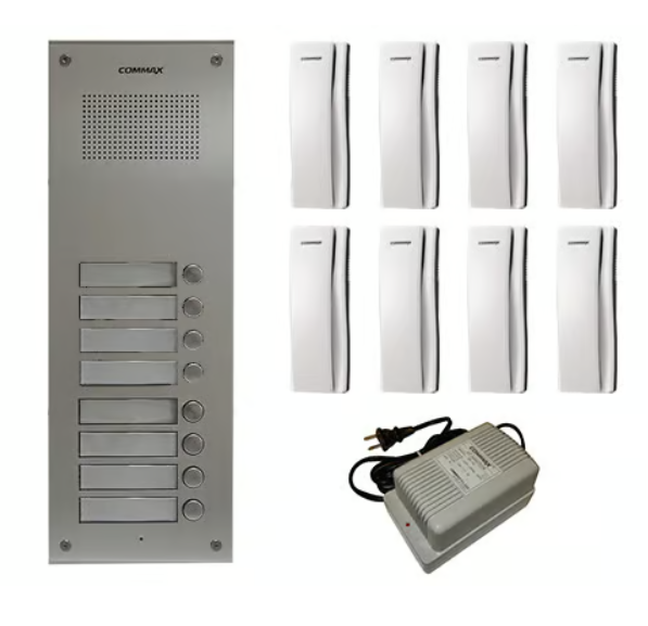 COMMAX AUDIO PACKAGE 8 BUTTON (U08)