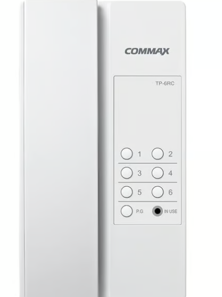 COMMAX INTERPHONE Variable system composition up to 6 units