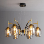 Chandelier Nordic Pendant Lamp For Living Room Hall Bedroom Vintage Led Interior