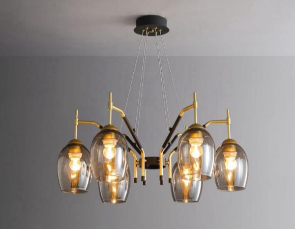 Chandelier Nordic Pendant Lamp For Living Room Hall Bedroom Vintage Led Interior