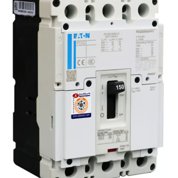 EATON MCCB PDG2 150 AMP TP 35KA Fixed