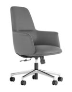 Amy Midback Vegan Leather Executive & Conference Chair - Image 4