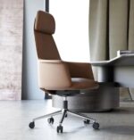 Amy Highback Genuine Leather Executive & Conference Chair