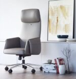 Yopo Highback Genuine Leather Executive & Conference Chair - Image 2