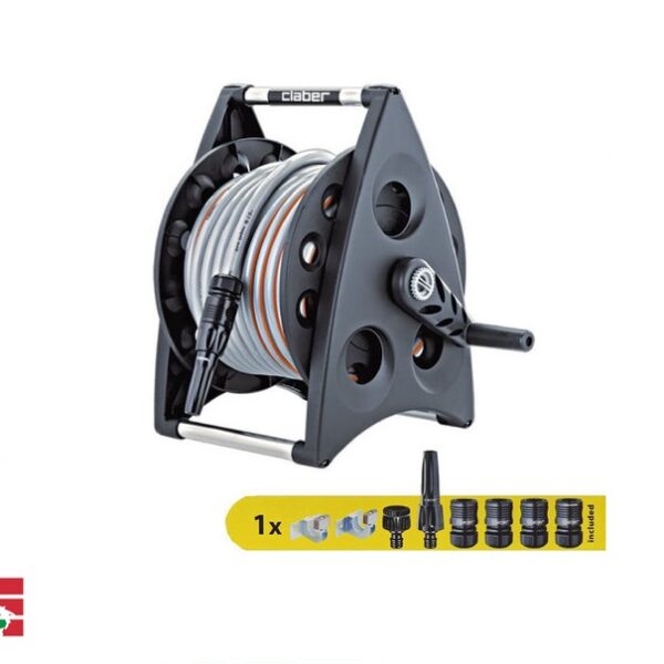 Claber 20m Hose Reel Kit