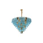 CHANDELIER DESROCH LUXURY IRON GLASS PENDANTS LIGHTING