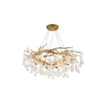 CHANDELIERS DESROCH G9 GOLD LIGHTING