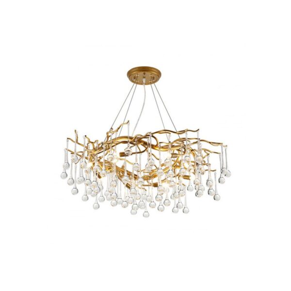 CHANDELIERS DESROCH G9 GOLD LIGHTING