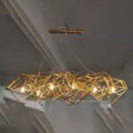 CHANDELIER DESROCH SQUARE ALUMINIUM CHANDELIER - Image 2