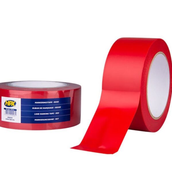 HPX 33mtr Lane Marking Tape Red