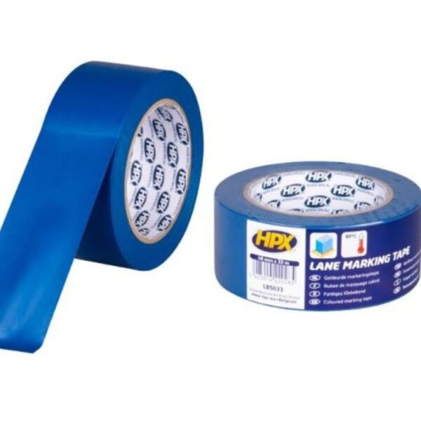 HPX 33mtr Lane Marking Tape Blue