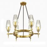 CHANDELIERS LUMILUCE E14 DELIRIOUS AMERICANO CLEAR COPPER SUSPENDED LAMPS