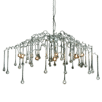 LUMILUCE G9 DIXON CRYSTALIA CHROME SUSPENDED LAMPS