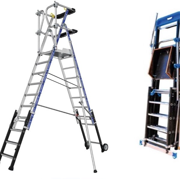 UAE-Made Fiberglass Telescopic Ladder for Professionals