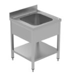 Stainless Steel One Bowl Sink Table without Tap
