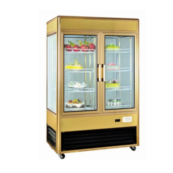 2 Door Pastry Display Cabinet with Chiller (compressor inside)