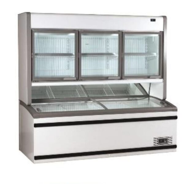 3 Doors Display Cabinet with Freezer (compressor inside)