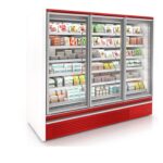 3 Doors Display Cabinet with Freezer (Compressor outside)