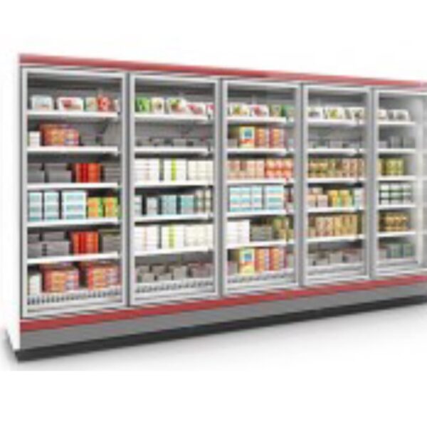 5 Doors Display Cabinet with Chiller (Compressor outside)