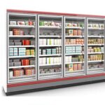 4 Doors Display Cabinet with Chiller (Compressor outside)