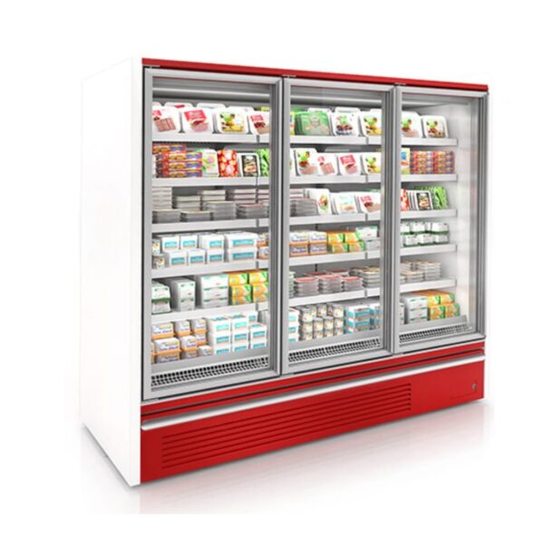 3 Doors Display Cabinet with Chiller (Compressor outside)
