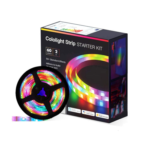 Cololight 2 Meters LED Strip Plus Lights 60 LED 16 Million Colors 5050 SMD LEDs With Smart WiFi App Control