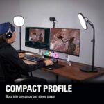 Elgato Key Light Air Professional 1400 Lumens Desk Light For Streaming Broadcasting Home Office & Video Conferencing