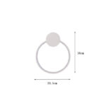 Gadgeton RGB Ring Wall Lamp with Remote Control