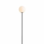 Floor Lamp 19W H186cm Touch Dimmable - Black