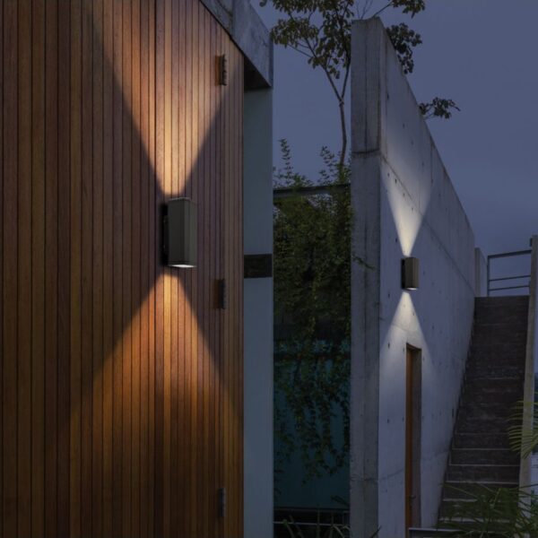 OUTDOOR Wall Lamp 13W 200M COB 3000K 2 Way Black