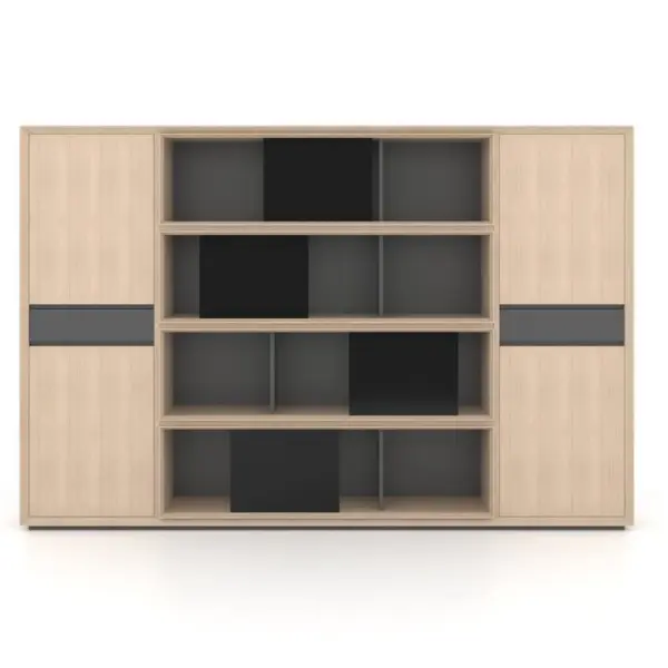 Quzzi Executive Wall Storage W2100 x D400 x H1860mm Cabinet