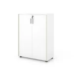 Universal 3-Level Cabinet (White Body) W800 x D400, H1100mm