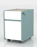 Magic Mobile Pedestal Log Walnut