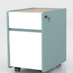 Magic Mobile Pedestal Log Walnut