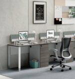 Noqi "U" Straight Desk with Fixed Pedestal W1400 x D600 x H750mm Workstations - Image 4