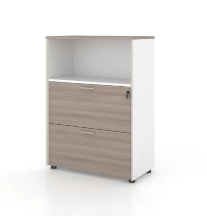 1 Universal 3-Level Drawer with Open Shelf (White Body) Filing Cabinet - Image 1