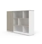 Vee Tall Credenza Filing Cabinet W1800 x D400 x H1232mm Front View