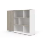 Vee Tall Credenza Filing Cabinet W1800 x D400 x H1232mm Front View