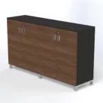Linea Due Credenza W1600 x D420 x H920mm Maryland Walnut B
