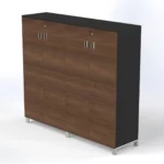 Linea Due Wall Cabinet W1600 x D420 x H1437mm Maryland Walnut B