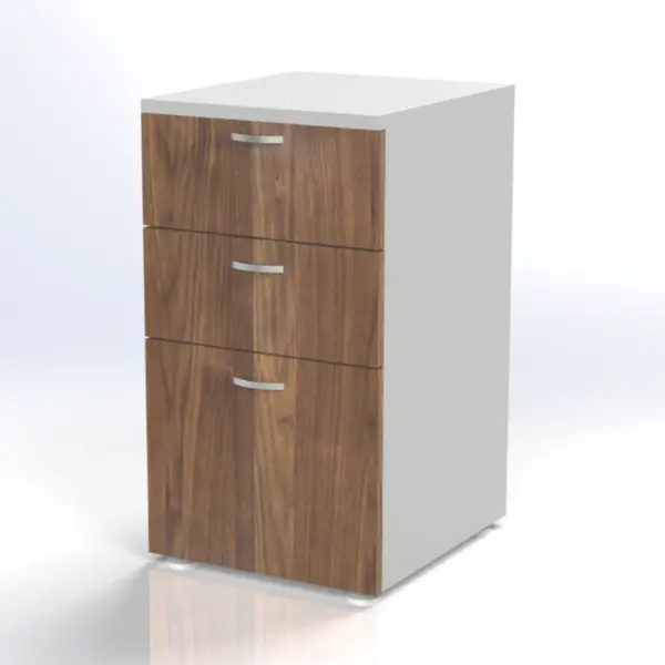 Flow Fixed Pedestal 2D1F W400 x D600 x H720mm Pedestal