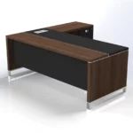 Linea Due with Hanging Pedestal (Premium) Executive Desks - Image 7