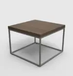 Worli Square Coffee Table W600 x D600 x H450mm Front View