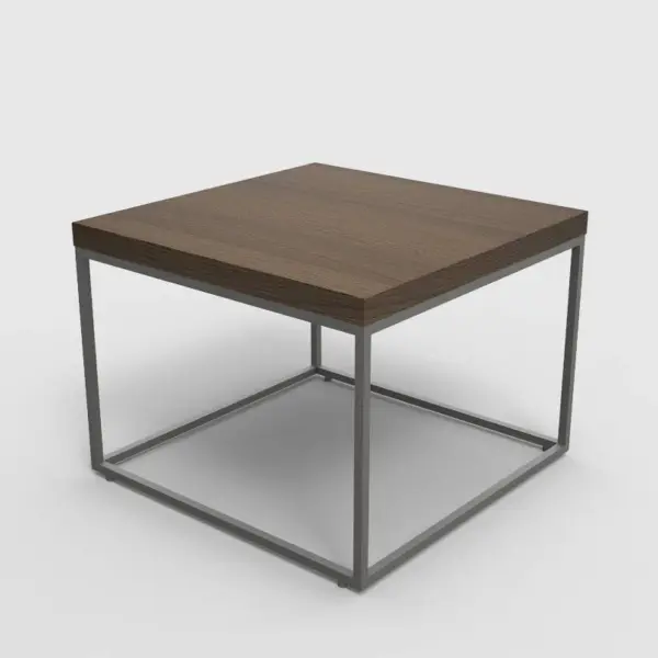 Worli Square Coffee Table W600 x D600 x H450mm Front View