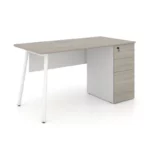 Nora Straight Desk with Fixed 3D Pedestal W1500 x D700 x H750mm Workstations