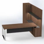 Elite Presidential Desk with Wall Unit Executive Desks - Image 5