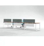 Cadi "O" Linear Desks (Cluster) W1400 x D750 x H750mm Executive Desks Workstations