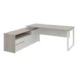 Cadi "O" Executive Desk with Credenza W2000 x D1800 x H750m Executive Desks Workstationsm
