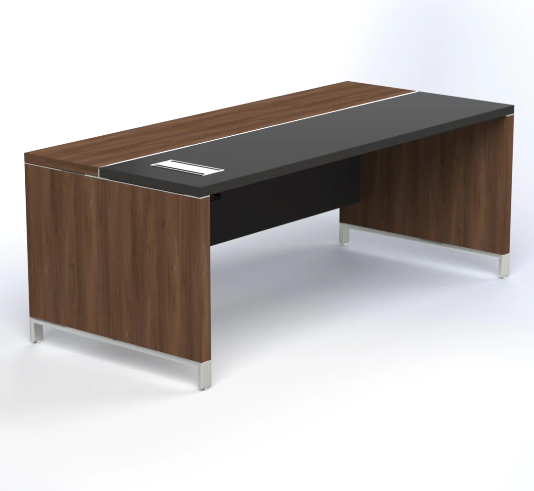 1 Linea Due Straight Desk (Premium) W1800 x D900 x H750mm Executive Desks - Image 1